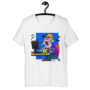 Unisex t-shirt - Angry Guitar Man